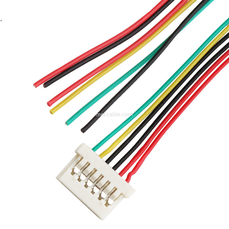 6DS 1.25mm Pitch  DF14 Lvds Kablo Tertibatı Sıkma 6 Pin lvds ekran konnektörü