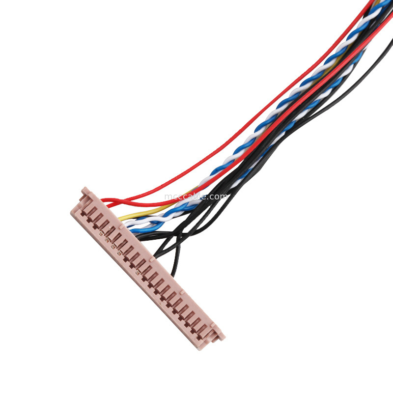 ISO14001 Lvds Lcd Kablo Düzeneği 20453-230T - PH2.0 PHR-6P 1255H-2