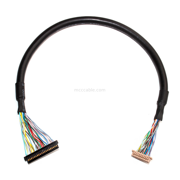 LCD Konnektör LVDS Kablo Düzeneği 1.0mm Pitch 32AWG  DF13-20DS-1.25C