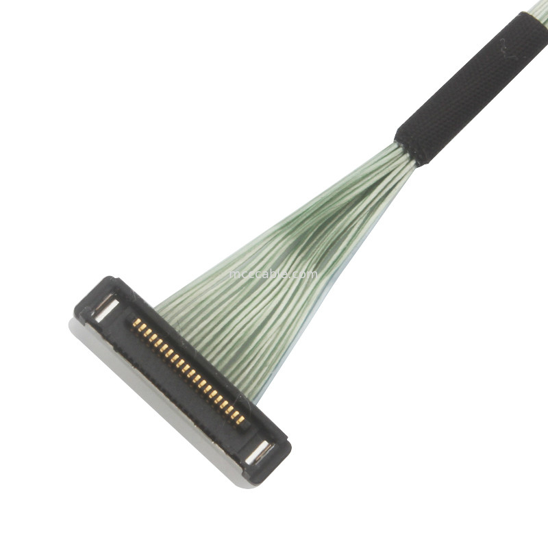 0.4mm Pitch 20380-R20T-06 Mikro Koaksiyel Kablo Lvds bağlantı kablosu 20P 0.4mm pitch