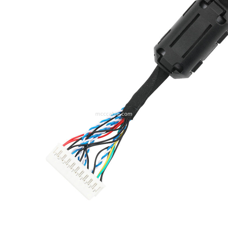 LVDS EDP kablo tertibatı JST PHDR-20V - JAE FI-S20S lvds bağlantı kablosu